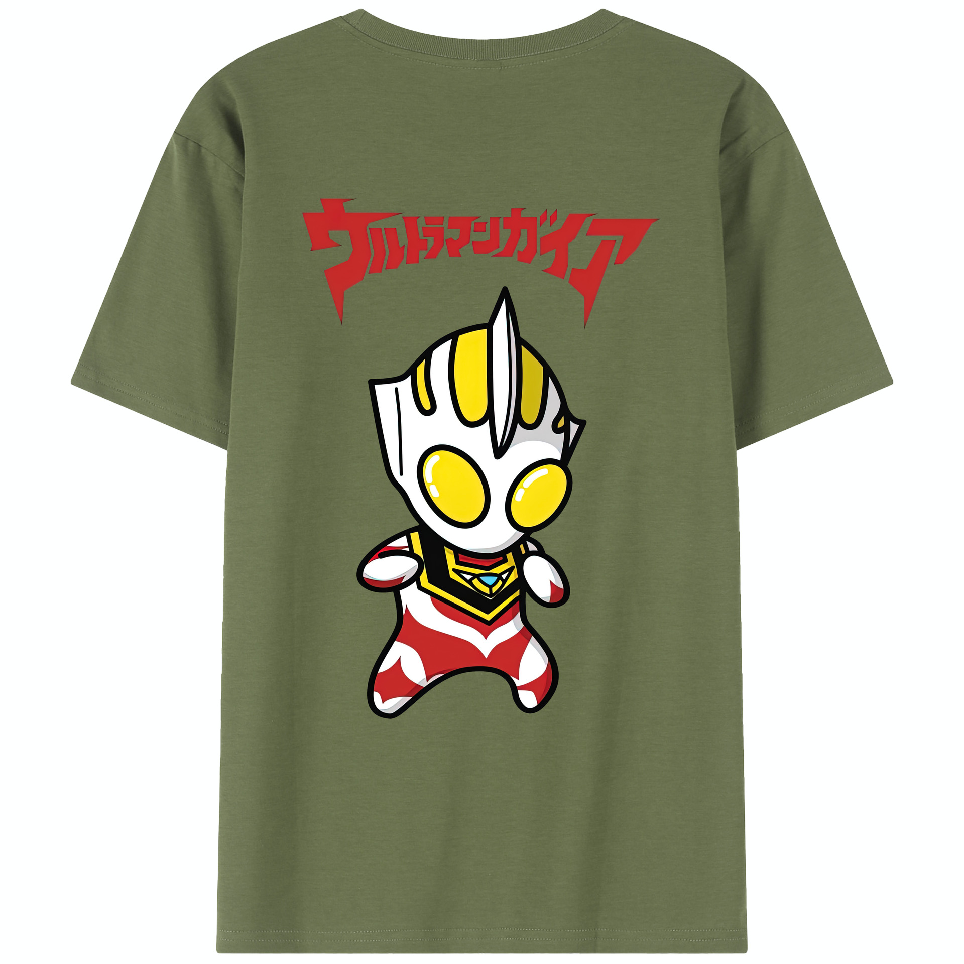 （画像用） ウルトラマン Ultraman 綿100％半袖Tシャツ（背面プリント）